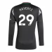 Maglia Arsenal Havertz 29 Divisa Trasferta 2024/25 Manica Lunga