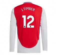 Maglia Arsenal J.Timber 12 Divisa Prima 2024/25 Manica Lunga