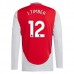 Maglia Arsenal J.Timber 12 Divisa Prima 2024/25 Manica Lunga