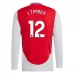 Maglia Arsenal J.Timber 12 Divisa Prima 2024/25 Manica Lunga