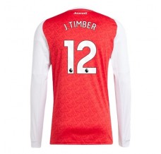 Maglia Arsenal J.Timber 12 Divisa Prima 2025/26 Manica Lunga