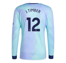 Maglia Arsenal J.Timber 12 Divisa Terza 2024/25 Manica Lunga