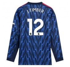 Maglia Arsenal J.Timber 12 Divisa Trasferta 2025/26 Manica Lunga