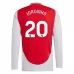 Maglia Arsenal Jorginho 20 Divisa Prima 2024/25 Manica Lunga