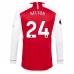 Maglia Arsenal Nelson 24 Divisa Prima 2023/24 Manica Lunga