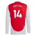 Maglia Arsenal Nketiah 14 Divisa Prima 2024/25 Manica Lunga