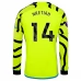 Maglia Arsenal Nketiah 14 Divisa Trasferta 2023/24 Manica Lunga