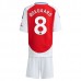Maglia Arsenal Ødegaard 8 Bambino Divisa Prima 2024/25