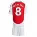 Maglia Arsenal Ødegaard 8 Bambino Divisa Prima 2024/25