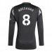 Maglia Arsenal Ødegaard 8 Divisa Trasferta 2024/25 Manica Lunga