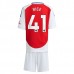 Maglia Arsenal Rice 41 Bambino Divisa Prima 2024/25
