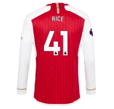 Maglia Arsenal Rice 41 Divisa Prima 2023/24 Manica Lunga