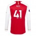Maglia Arsenal Rice 41 Divisa Prima 2023/24 Manica Lunga