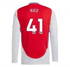 Maglia Arsenal Rice 41 Divisa Prima 2024/25 Manica Lunga