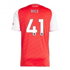 Maglia Arsenal Rice 41 Divisa Prima 2025/26