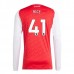 Maglia Arsenal Rice 41 Divisa Prima 2025/26 Manica Lunga