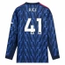 Maglia Arsenal Rice 41 Divisa Trasferta 2025/26 Manica Lunga
