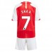 Maglia Arsenal Saka 7 Bambino Divisa Prima 2023/24