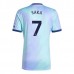 Maglia Arsenal Saka 7 Divisa Terza 2024/25