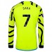 Maglia Arsenal Saka 7 Divisa Trasferta 2023/24 Manica Lunga