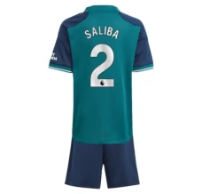 Maglia Arsenal Saliba 2 Bambino Divisa Terza 2023/24
