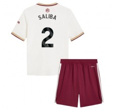 Maglia Arsenal Saliba 2 Bambino Divisa Terza 2025/26