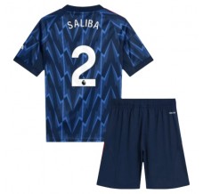 Maglia Arsenal Saliba 2 Bambino Divisa Trasferta 2025/26