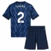 Maglia Arsenal Saliba 2 Bambino Divisa Trasferta 2025/26