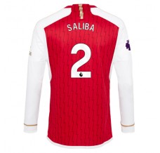 Maglia Arsenal Saliba 2 Divisa Prima 2023/24 Manica Lunga