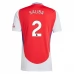Maglia Arsenal Saliba 2 Divisa Prima 2024/25