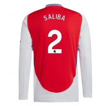 Maglia Arsenal Saliba 2 Divisa Prima 2024/25 Manica Lunga