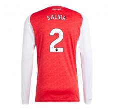 Maglia Arsenal Saliba 2 Divisa Prima 2025/26 Manica Lunga