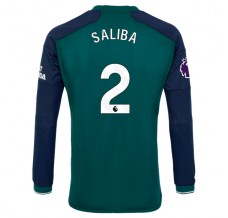 Maglia Arsenal Saliba 2 Divisa Terza 2023/24 Manica Lunga