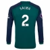 Maglia Arsenal Saliba 2 Divisa Terza 2023/24 Manica Lunga