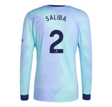 Maglia Arsenal Saliba 2 Divisa Terza 2024/25 Manica Lunga