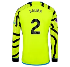 Maglia Arsenal Saliba 2 Divisa Trasferta 2023/24 Manica Lunga