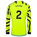 Maglia Arsenal Saliba 2 Divisa Trasferta 2023/24 Manica Lunga