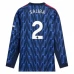 Maglia Arsenal Saliba 2 Divisa Trasferta 2025/26 Manica Lunga