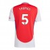 Maglia Arsenal Thomas 5 Divisa Prima 2024/25