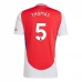 Maglia Arsenal Thomas 5 Divisa Prima 2024/25