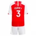 Maglia Arsenal Tierney 3 Bambino Divisa Prima 2023/24