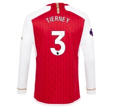 Maglia Arsenal Tierney 3 Divisa Prima 2023/24 Manica Lunga