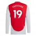 Maglia Arsenal Trossard 19 Divisa Prima 2024/25 Manica Lunga
