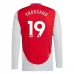 Maglia Arsenal Trossard 19 Divisa Prima 2024/25 Manica Lunga
