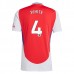 Maglia Arsenal White 4 Divisa Prima 2024/25