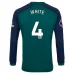 Maglia Arsenal White 4 Divisa Terza 2023/24 Manica Lunga