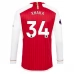 Maglia Arsenal Xhaka 34 Divisa Prima 2023/24 Manica Lunga