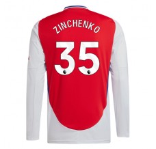 Maglia Arsenal Zinchenko 35 Divisa Prima 2024/25 Manica Lunga