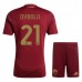 Maglia AS Roma Dybala 21 Bambino Divisa Prima 2024/25