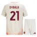 Maglia AS Roma Dybala 21 Bambino Divisa Trasferta 2024/25
